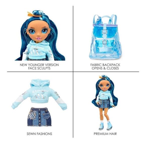 NEW IN BOX RARE COLLECTIBLE RAINBOW JUNIOR HIGH SKYLER - Picture 4 of 5